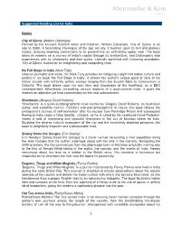 Reading List for India