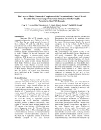 The Layered Mafic-Ultramafic Complexes of the Tocantins State