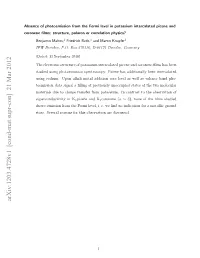 Absence of Photoemission from the Fermi Level in Potassium Intercalated Picene and Coronene ﬁlms: Structure, Polaron Or Correlation Physics?