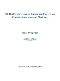 Final Program