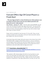 Funcom Offers Age of Conan Players a Fresh Start