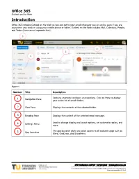 Office 365 Introduction