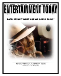 This Issue of Entertainment Today