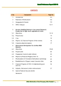 5. Horticulture Development Under