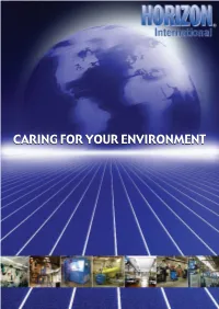 CARING for YOUR ENVIRONMENT 05718 Horizon Brochure Visual Kd 22/1/07 12:17 Page 2