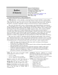 THEA 166 Syllabus Final