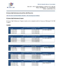 Vancouver Whitecaps FC BC REX Program