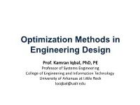 Optimum Engineering Design with MATLAB