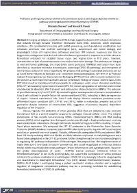 Proteomic Profiling of Protease-Primed Virus-Permissive
