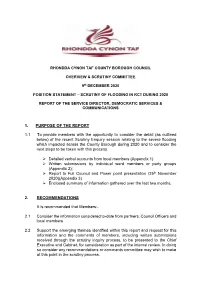 1. PURPOSE of the REPORT 1.1 to Provide Members with The