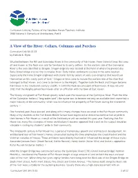 A View of the River: Cellars, Columns and Porches