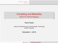 Compiling and Makefiles