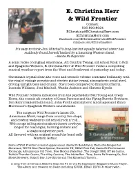 ECH One Sheet
