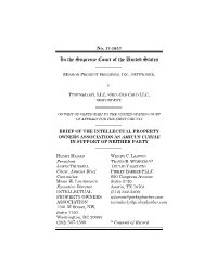 Amicus Brief of the Intellectual Property Owners Association