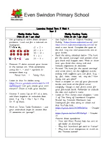 Learning Project Term 5 Week 4 Year 2
