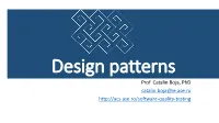 Prof. Catalin Boja, Phd Catalin.Boja@Ie.Ase.Ro Source Code Quality