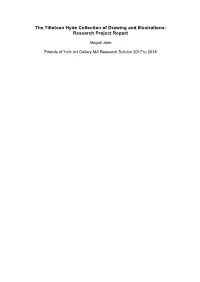 The Tillotson Hyde Collection of Drawing and Illustrations: Research Project Report