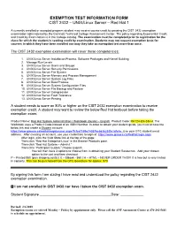 UNIX/Linux Server – Red Hat 1