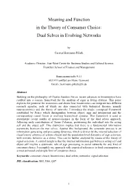 Dual Selves in Evolving Networks