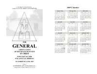 Generalassociation2009minutes.Pdf