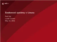 Souborové Systémy V Linuxu