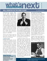 Why LAUGHTER on the 23RD FLOOR? by David Cecsarini