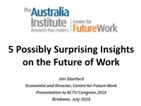 5 Possibly Surprising Insights on the Future of Work