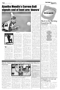 Ajantha Mendis's Carrom Ball Signals End of Bent