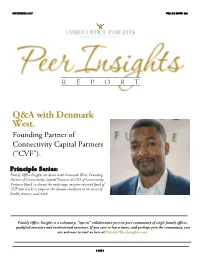 Q&A with Denmark West
