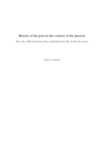Rituals of the Past in the Context of the Present