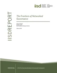 The Frontiers of Networked Governance