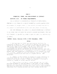 1 Part 2 Formation, Terms, And