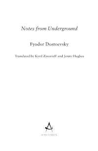 Notes from Underground
