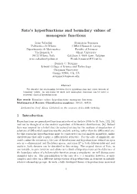 Sato's Hyperfunctions and Boundary Values of Monogenic Functions