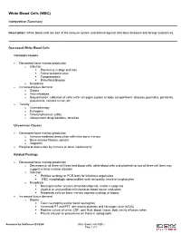 (WBC) Interpretive Summary