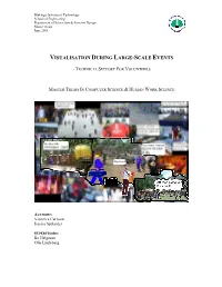 Visualisation During Large-Scale Events