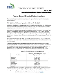 Marihuana Operations Rule Set - R 420.206(4)