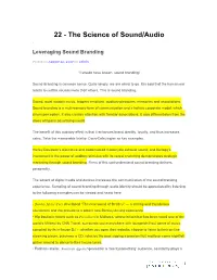 The Science of Sound/Audio