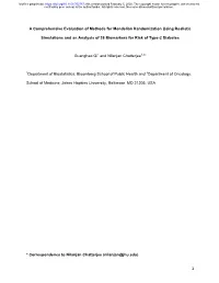 A Comprehensive Evaluation of Methods for Mendelian Randomization Using Realistic