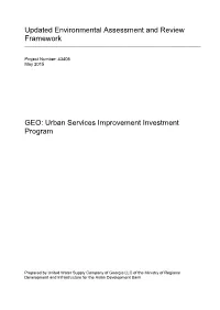 43405-013: Updated Environmental Assessment and Review Framework