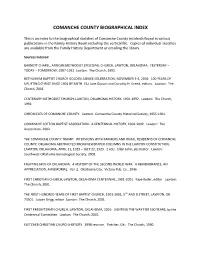 Comanche County Biographical Index
