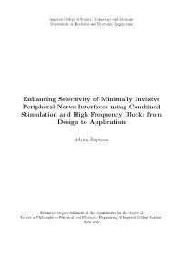 Enhancing Selectivity of Minimally Invasive Peripheral Nerve Interfaces Using Combined Stimulation and High Frequency Block: from Design to Application