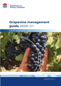 Grapevine Management Guide 2020 –21