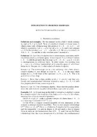Introduction to Frobenius Manifolds