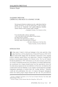 SHULAMITH FIRESTONE Maureen Nappi