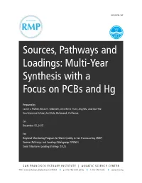 Multi-Year Synthesis with a Focus on Pcbs and Hg