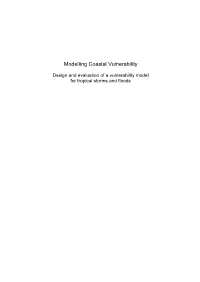 Modelling Coastal Vulnerability