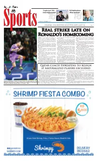 Real Strike Late on Ronaldo's Homecoming