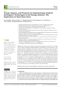 Trends, Impacts, and Prospects for Implementing Artificial Intelligence