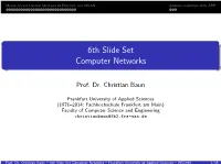 6Th Slide Set Computer Networks